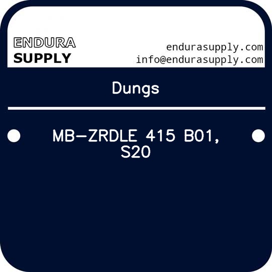 dungs-mb-zrdle-415-b01-s20