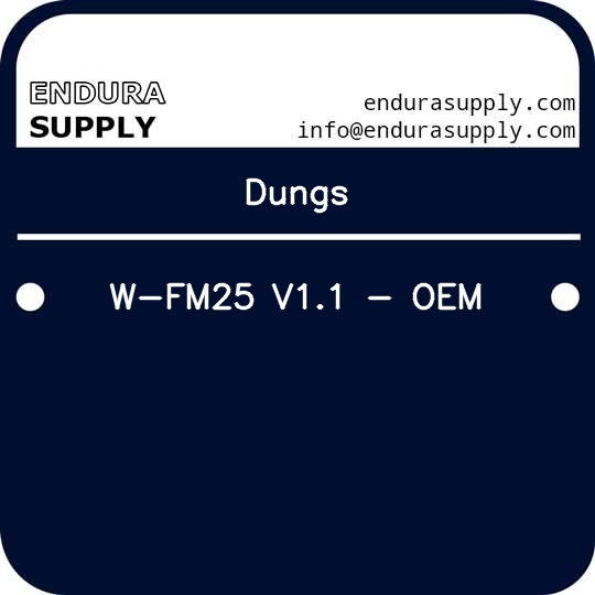 dungs-w-fm25-v11-oem