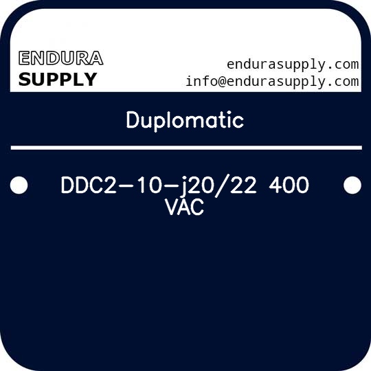 duplomatic-ddc2-10-j2022-400-vac