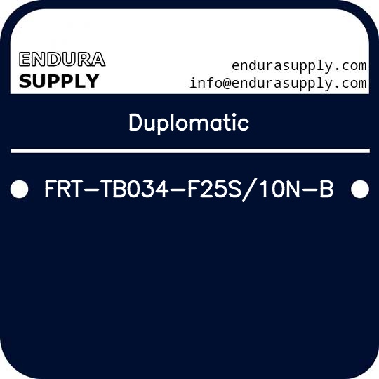 duplomatic-frt-tb034-f25s10n-b