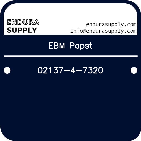 ebm-papst-02137-4-7320