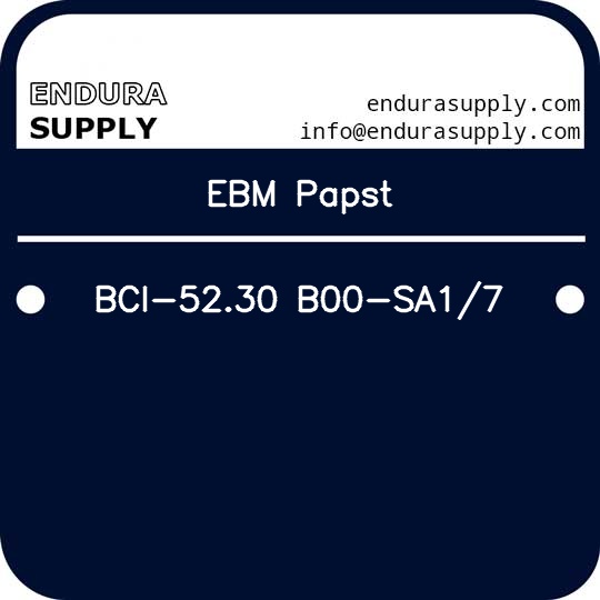 ebm-papst-bci-5230-b00-sa17