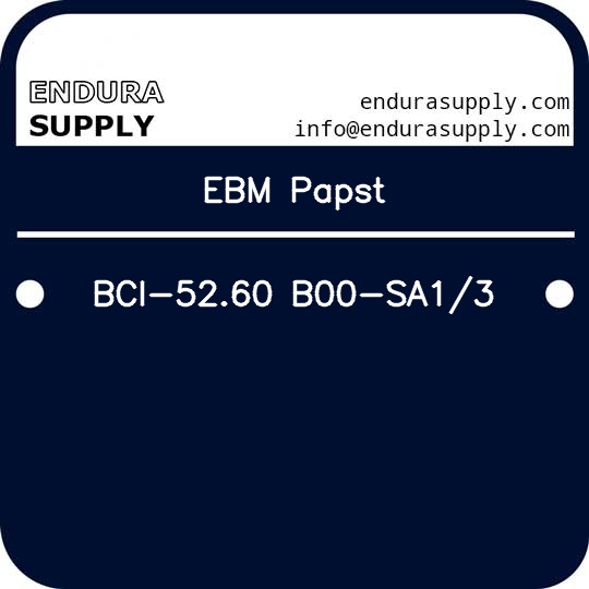 ebm-papst-bci-5260-b00-sa13