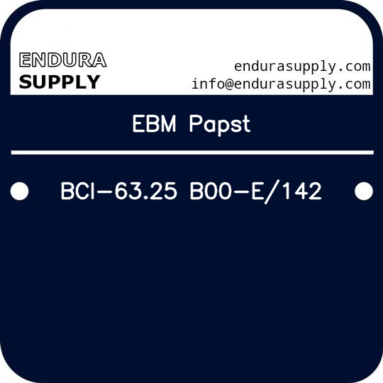 ebm-papst-bci-6325-b00-e142