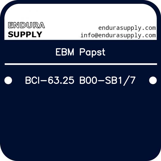 ebm-papst-bci-6325-b00-sb17