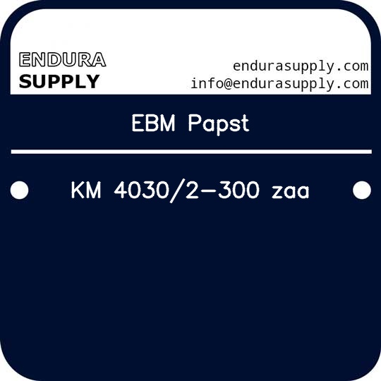 ebm-papst-km-40302-300-zaa
