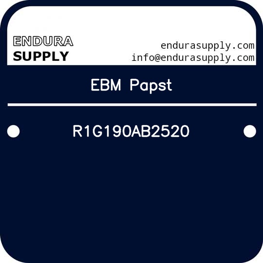 ebm-papst-r1g190ab2520