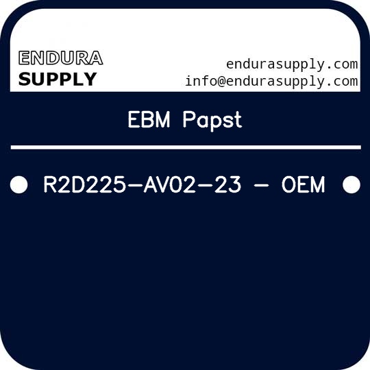 ebm-papst-r2d225-av02-23-oem