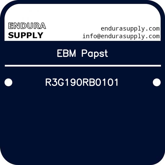 ebm-papst-r3g190rb0101