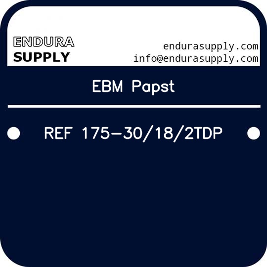 ebm-papst-ref-175-30182tdp