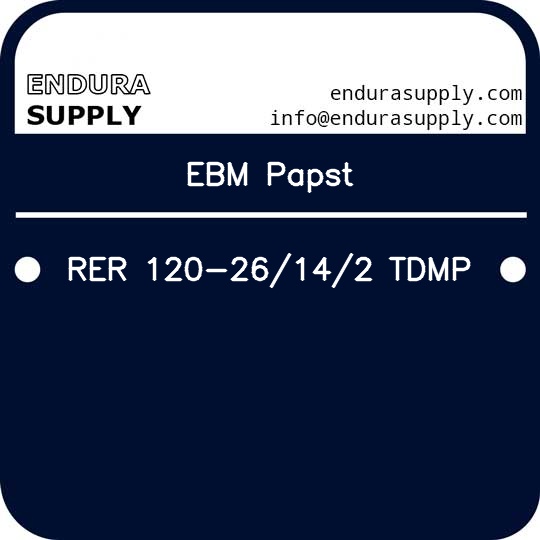 ebm-papst-rer-120-26142-tdmp