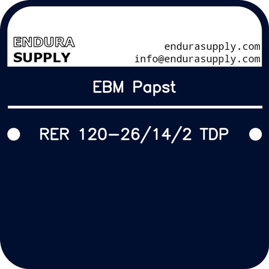 ebm-papst-rer-120-26142-tdp