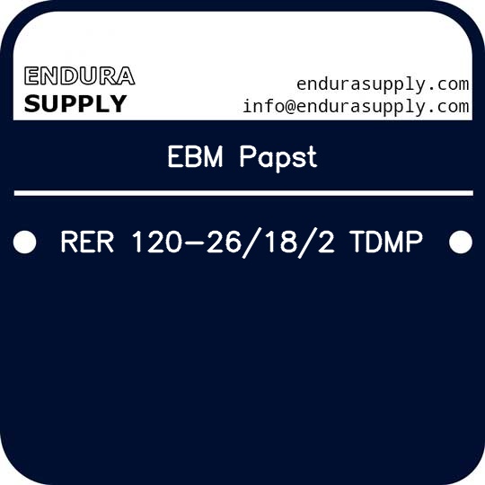 ebm-papst-rer-120-26182-tdmp
