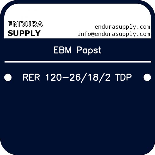 ebm-papst-rer-120-26182-tdp