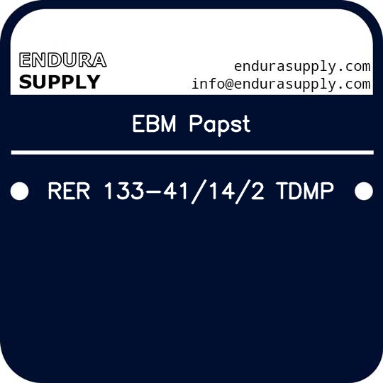 ebm-papst-rer-133-41142-tdmp