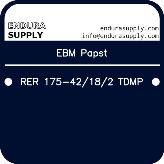 ebm-papst-rer-175-42182-tdmp