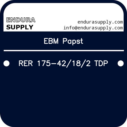 ebm-papst-rer-175-42182-tdp