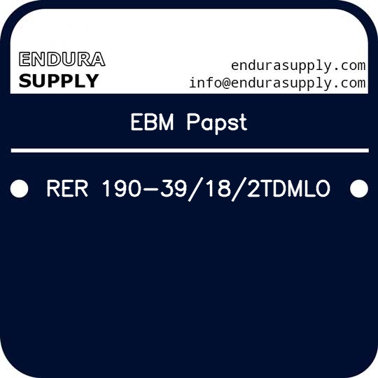 ebm-papst-rer-190-39182tdmlo