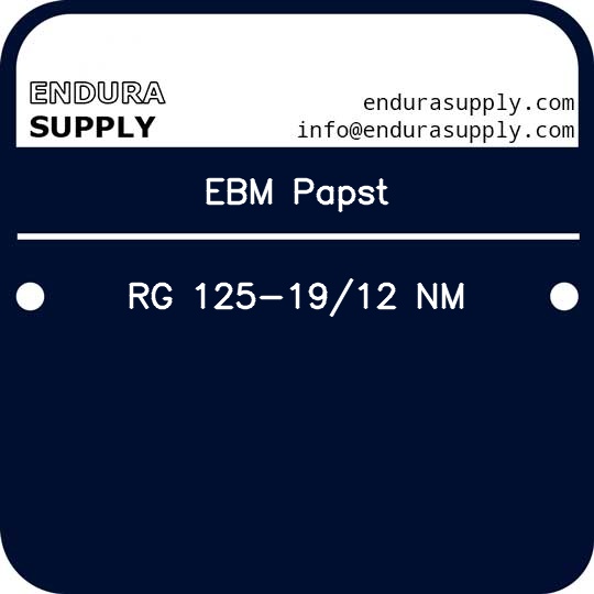 ebm-papst-rg-125-1912-nm