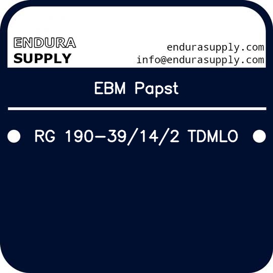 ebm-papst-rg-190-39142-tdmlo