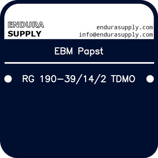 ebm-papst-rg-190-39142-tdmo