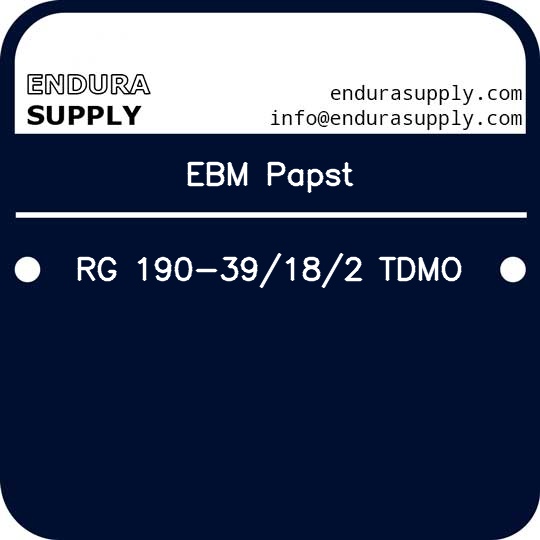 ebm-papst-rg-190-39182-tdmo