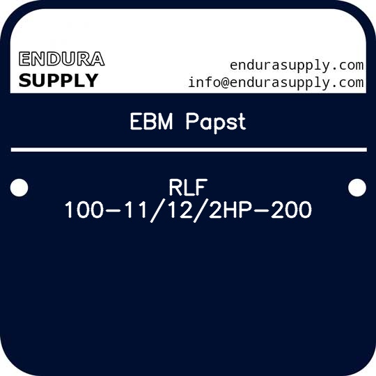 ebm-papst-rlf-100-11122hp-200
