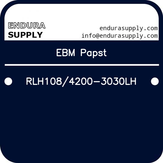 ebm-papst-rlh1084200-3030lh