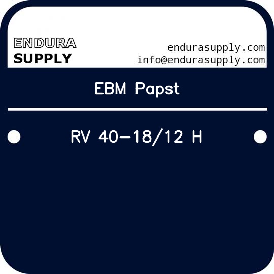 ebm-papst-rv-40-1812-h