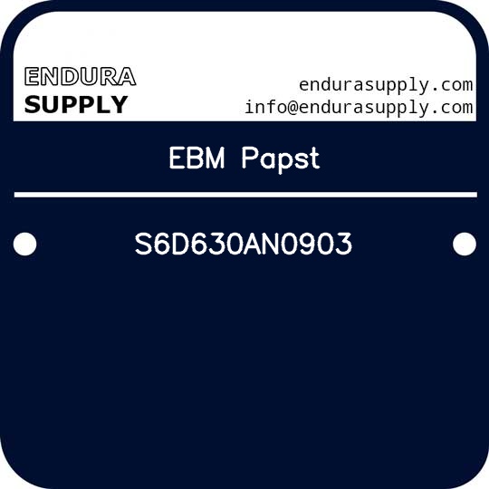 ebm-papst-s6d630an0903