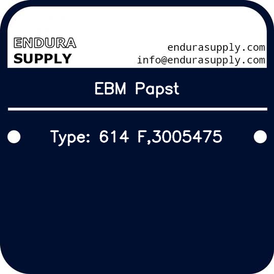 ebm-papst-type-614-f3005475