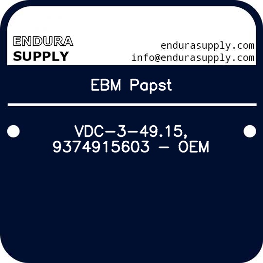 ebm-papst-vdc-3-4915-9374915603-oem