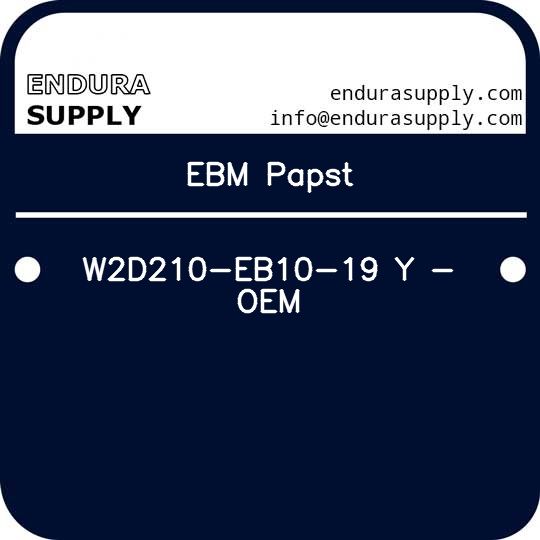 ebm-papst-w2d210-eb10-19-y-oem