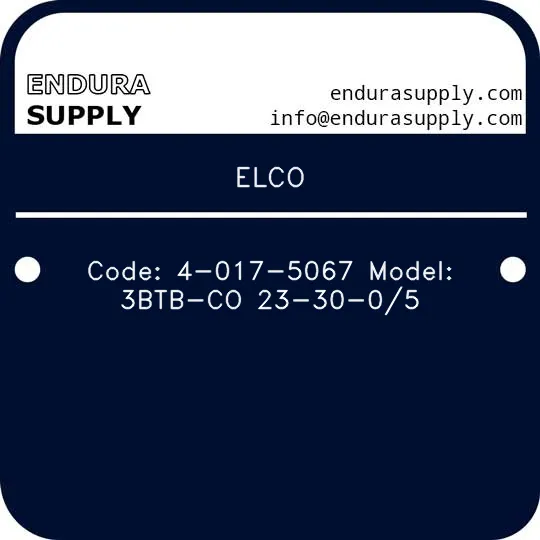 elco-code-4-017-5067-model-3btb-co-23-30-05