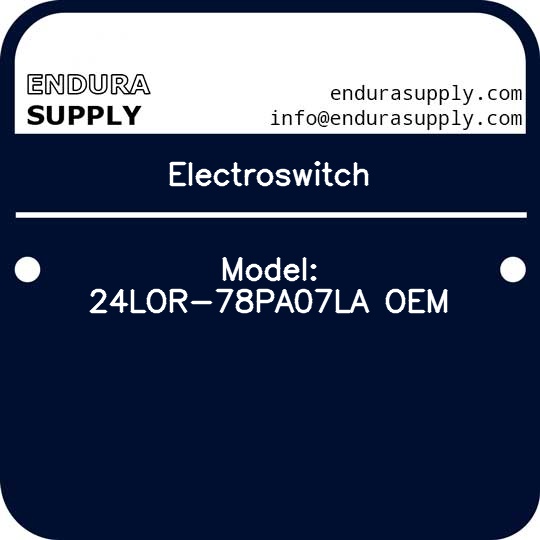 electroswitch-model-24lor-78pa07la-oem