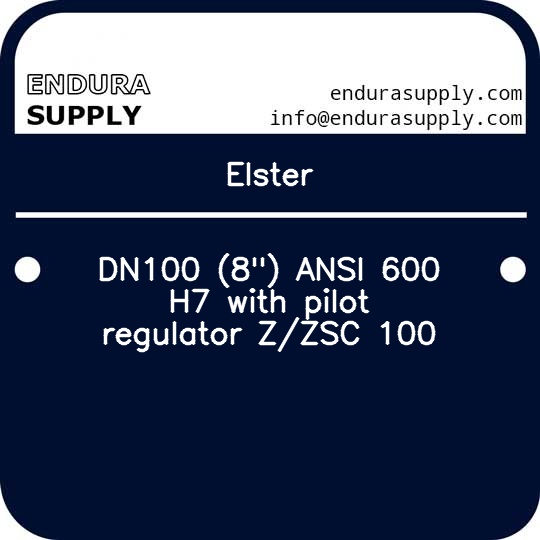 elster-dn100-8-ansi-600-h7-with-pilot-regulator-zzsc-100