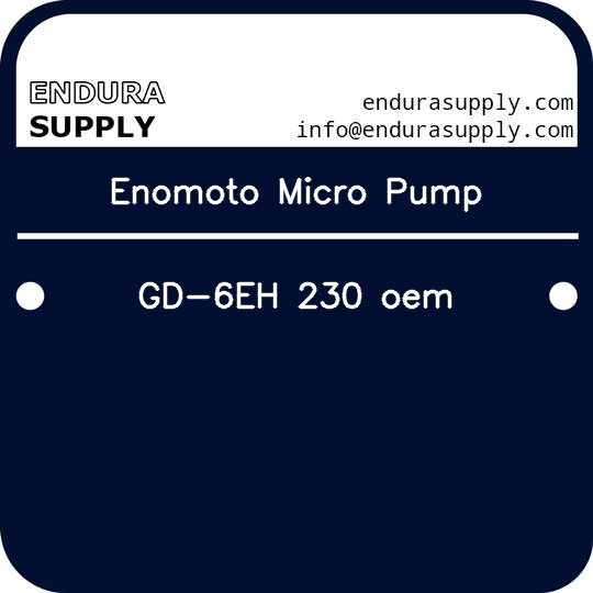enomoto-micro-pump-gd-6eh-230-oem
