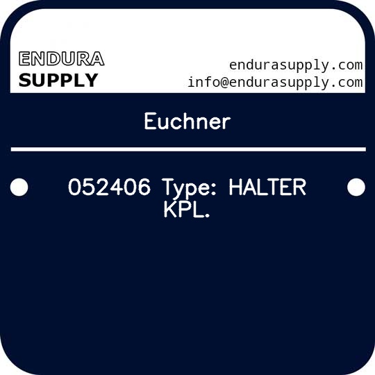 euchner-052406-type-halter-kpl