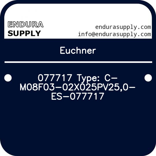 euchner-077717-type-c-m08f03-02x025pv250-es-077717