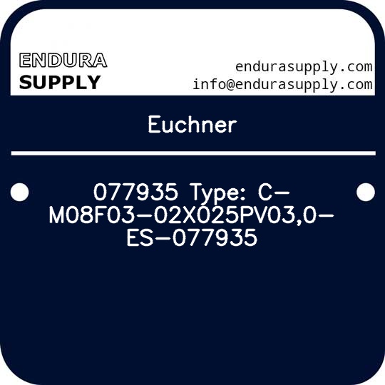 euchner-077935-type-c-m08f03-02x025pv030-es-077935