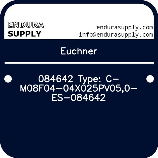 euchner-084642-type-c-m08f04-04x025pv050-es-084642