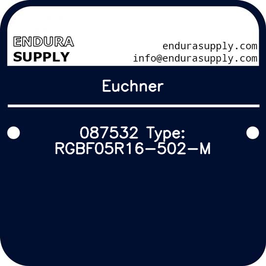 euchner-087532-type-rgbf05r16-502-m