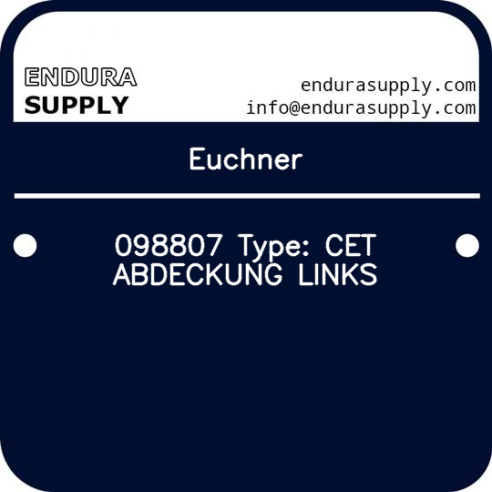 euchner-098807-type-cet-abdeckung-links