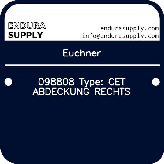 euchner-098808-type-cet-abdeckung-rechts