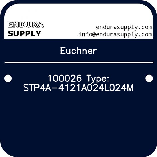 euchner-100026-type-stp4a-4121a024l024m
