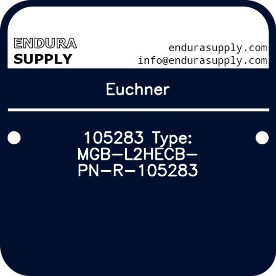 euchner-105283-type-mgb-l2hecb-pn-r-105283