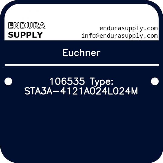 euchner-106535-type-sta3a-4121a024l024m