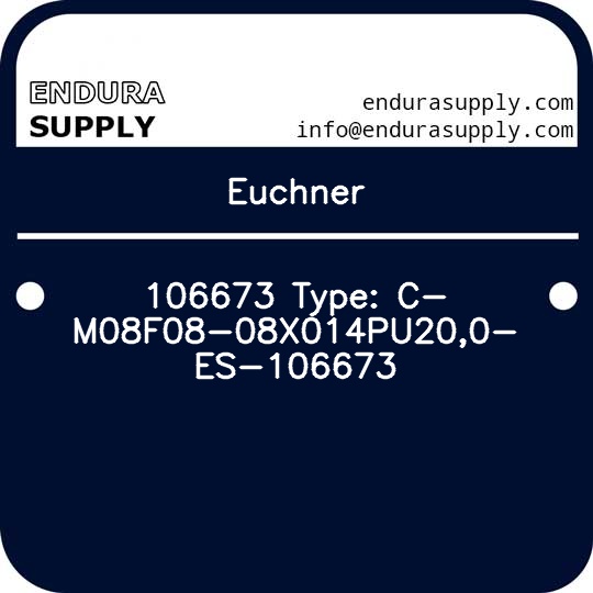 euchner-106673-type-c-m08f08-08x014pu200-es-106673
