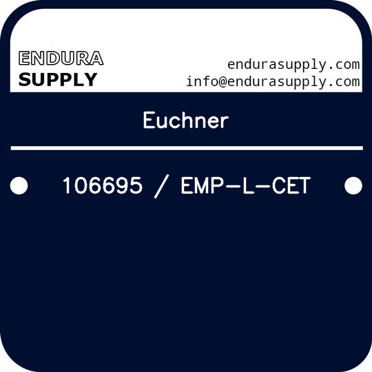euchner-106695-emp-l-cet