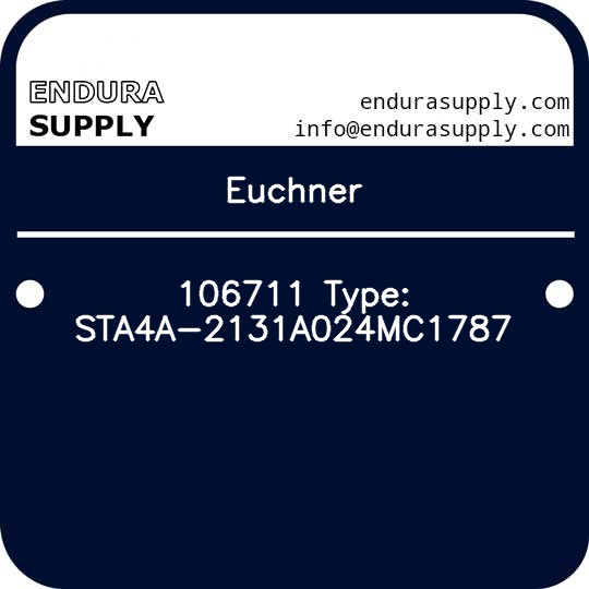 euchner-106711-type-sta4a-2131a024mc1787